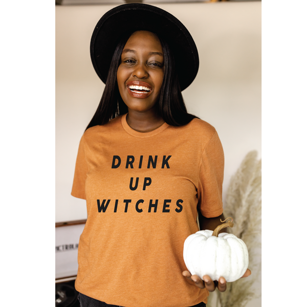 Drink up witches, graphic tee