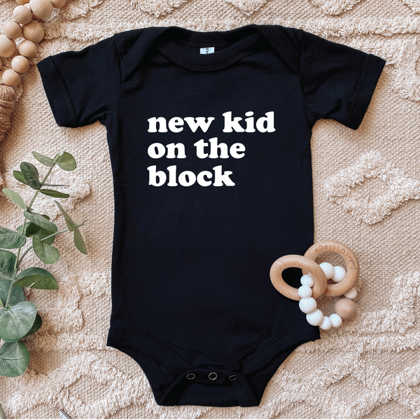 New kid on the block onesie